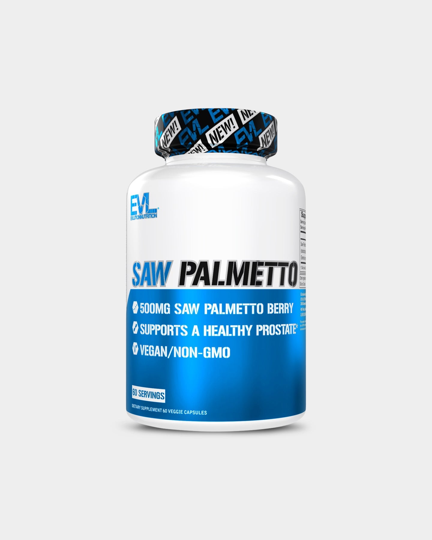 EVLUTION NUTRITION Saw Palmetto Supplement for Prostate & Hair Health - 320mg Natural Extract Capsules - Supports Urinary Function & DHT Blocking - Men's Wellness & Hair Growth Support - Perfect for Daily Health Routine & Fitness Enthusiasts