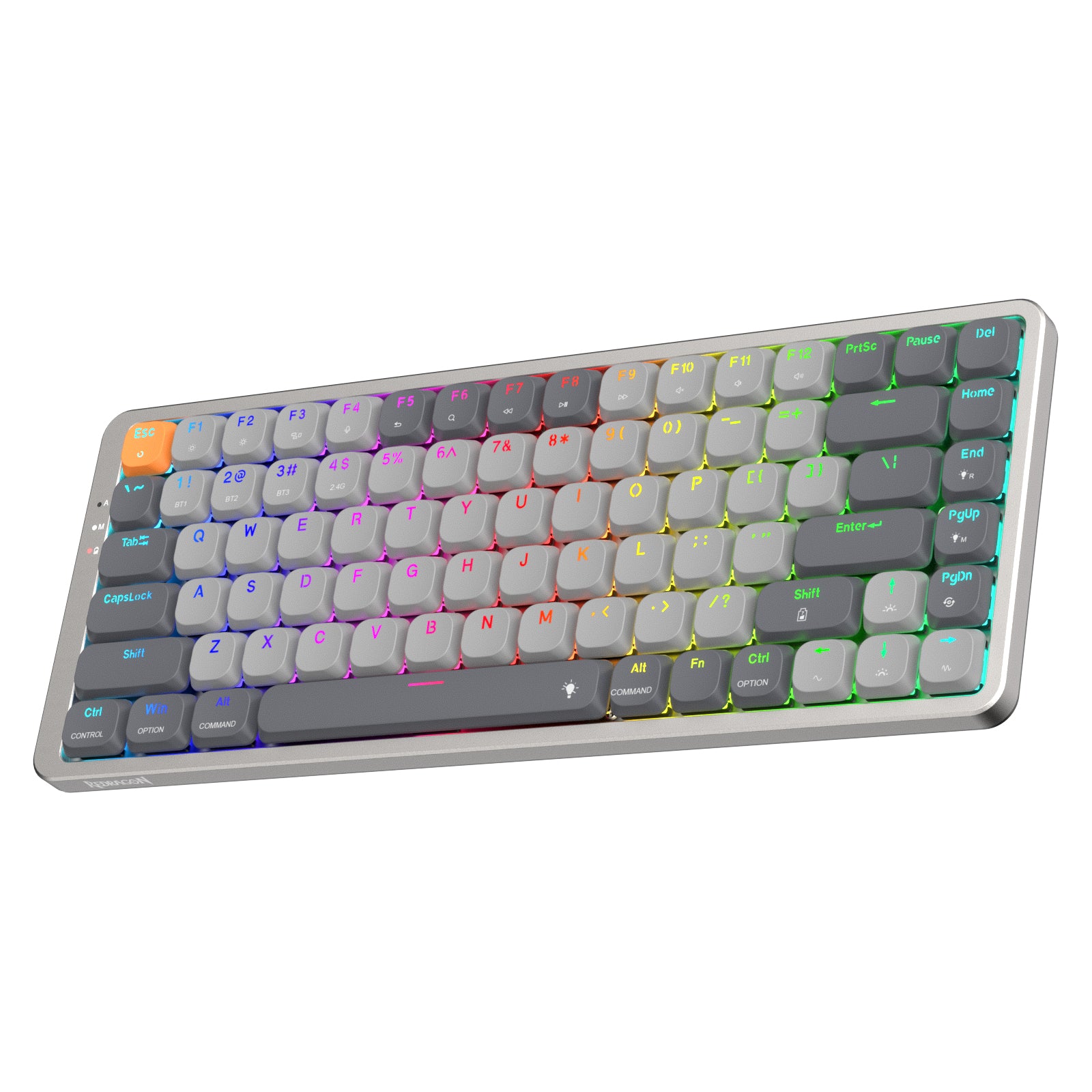 Redragon Azure K652GG RGB PRO Gaming Keyboard - Mechanical Keyboard with RGB Backlit, Anti-Ghosting, Wired USB for PC Gamers - Perfect for Esports, Streaming & Office Work