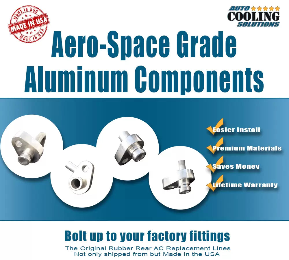 Ford Explorer Rear AC Line Set - Compatible with Flex & MKT 2011-2019 Models | Perfect for AC System Repairs & Maintenance