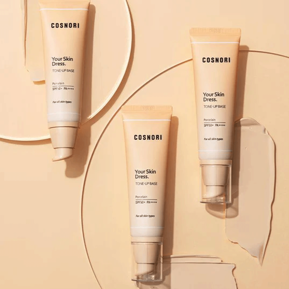 COSNORI Tone Up Base Cream 50ml - Brightening & Hydrating Makeup Primer for Flawless Skin | Perfect for Daily Wear & Special Occasions