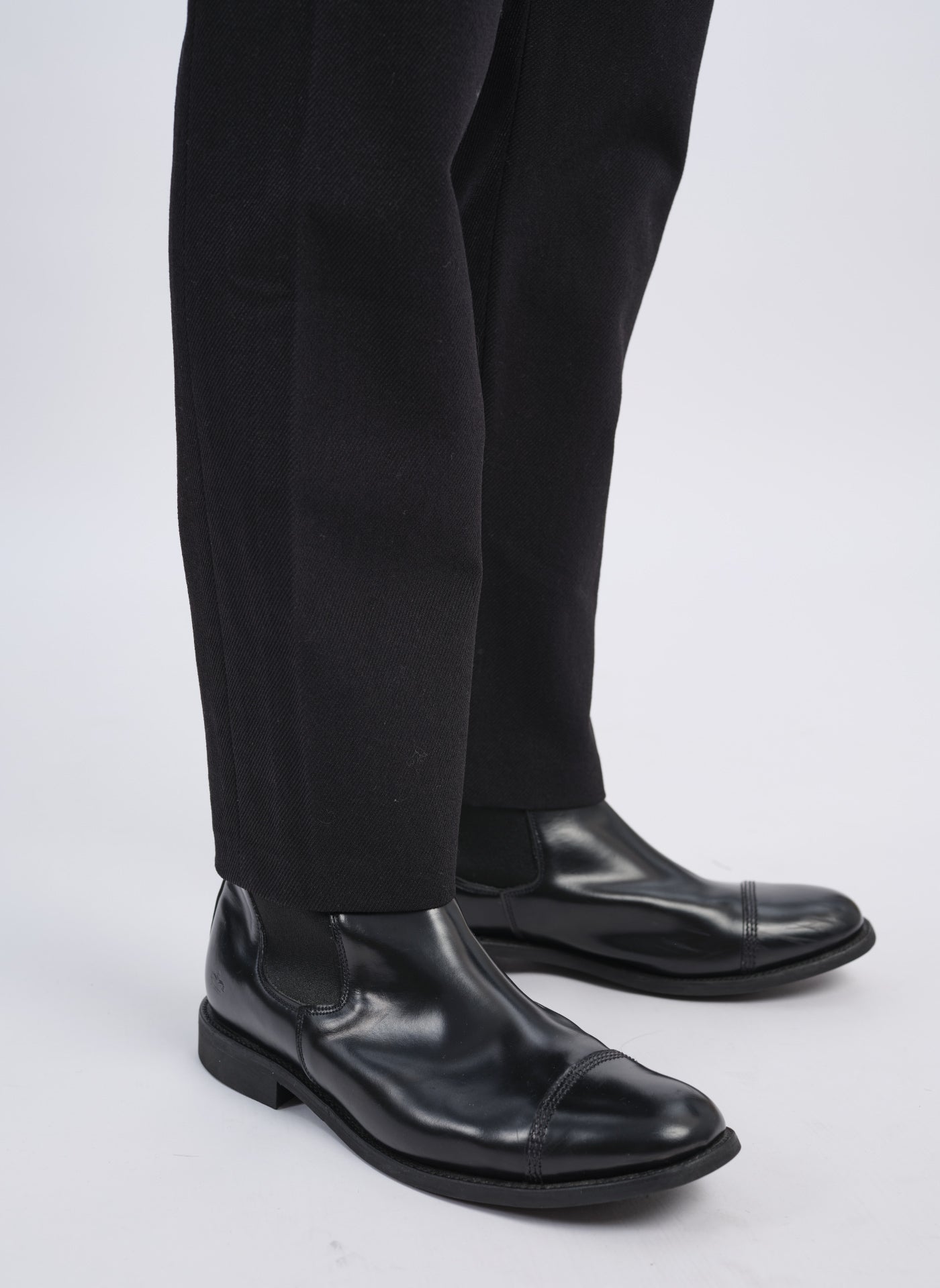 Solotex Garbardine Work Pants for Men - Slim Fit Tapered Ankle-Length Office Trousers [P 07] - Perfect for Business Casual & Professional Workwear