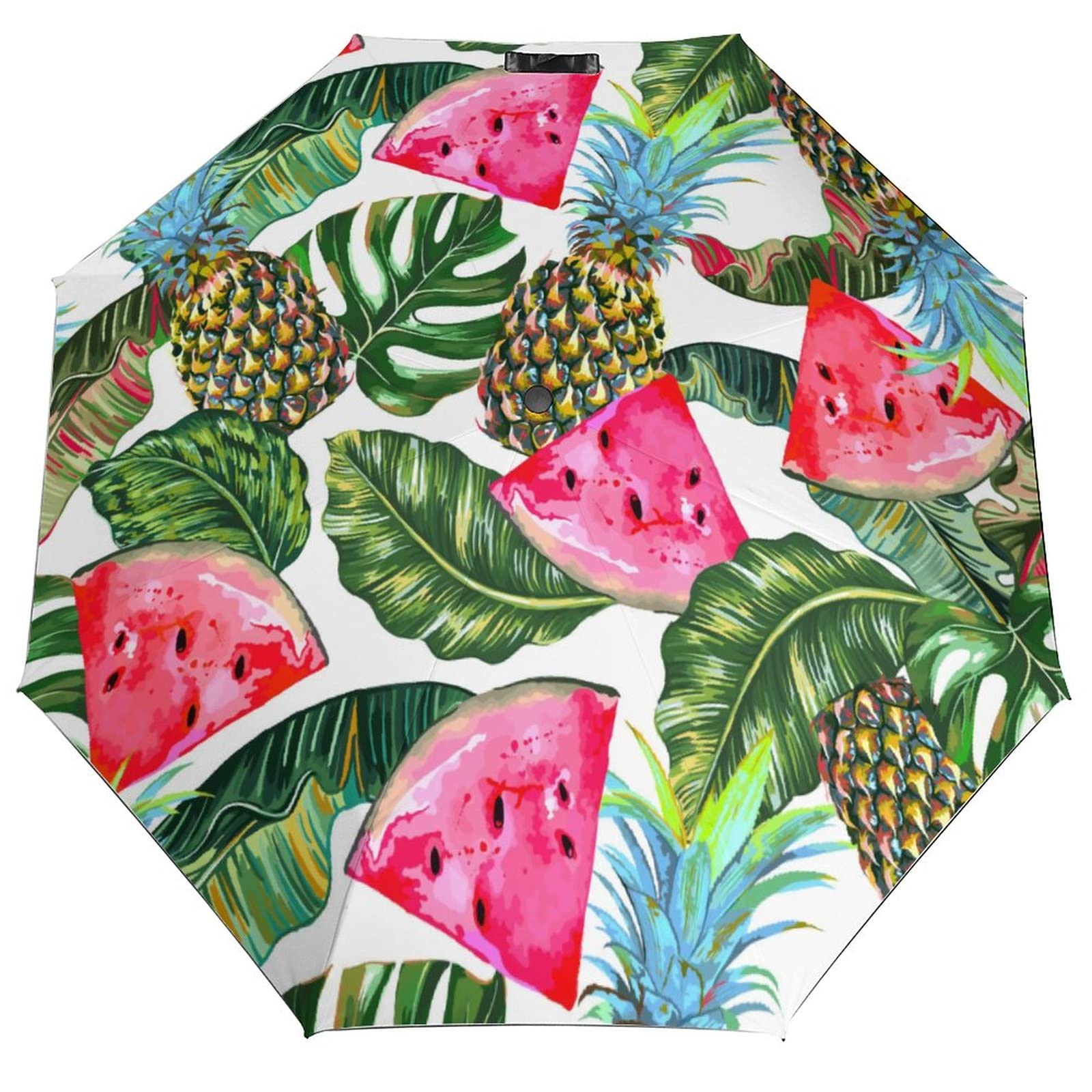 Windproof Automatic Open Close Foldable Umbrella for Women & Kids - Perfect for Summer, Tropical Vacations & Arctic Travel