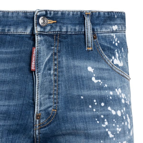 DSQUARED2 Cool Guy Slim Fit Stretch Denim Jeans for Men | Premium Designer Jeans | Perfect for Casual Wear, Night Out & Street Style Fashion