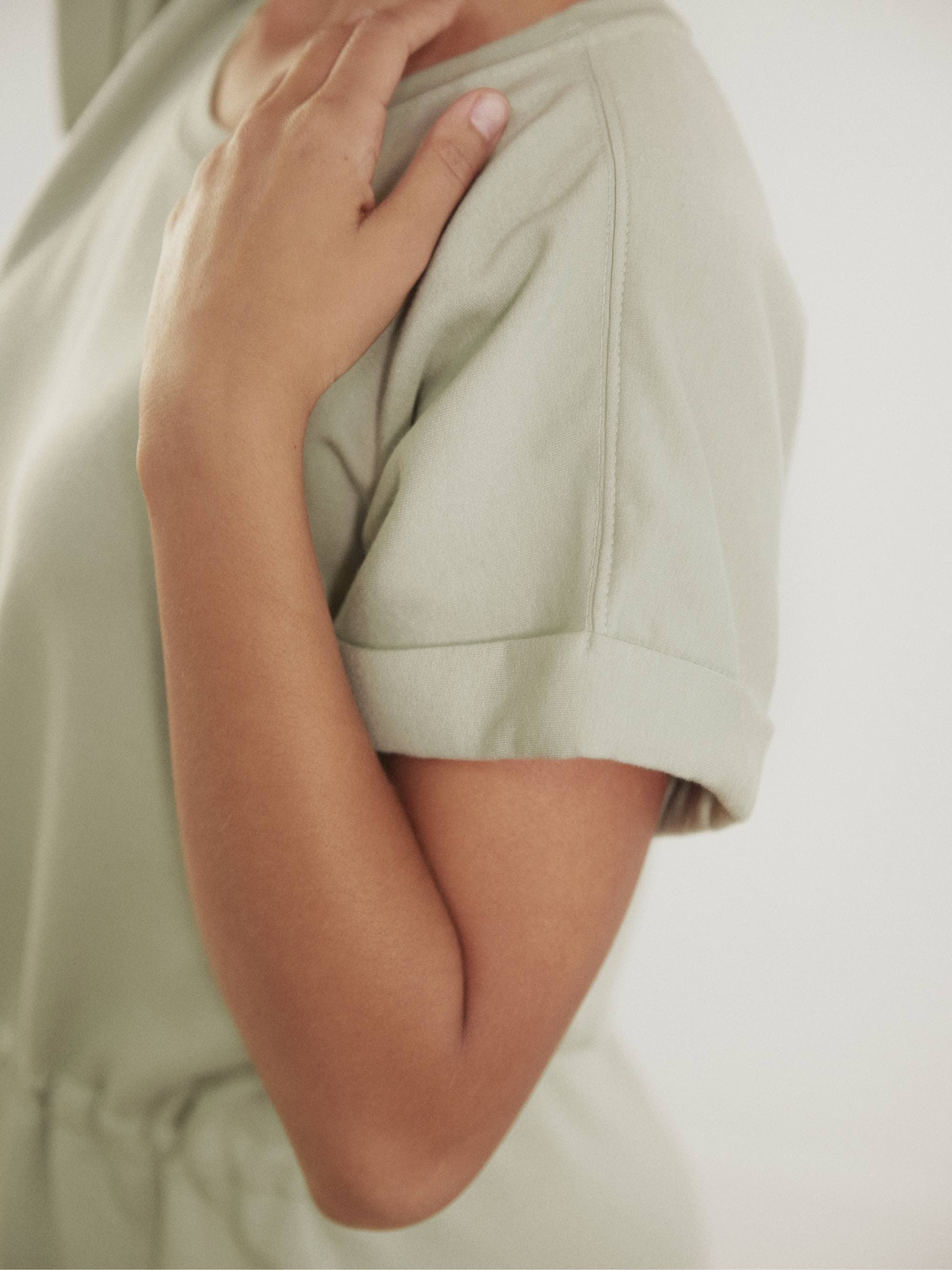 Cozy Fleece T-Shirt Dress for Women - Soft Long Sleeve Casual Lounge Wear - Perfect for Home, Travel & Winter Outfits