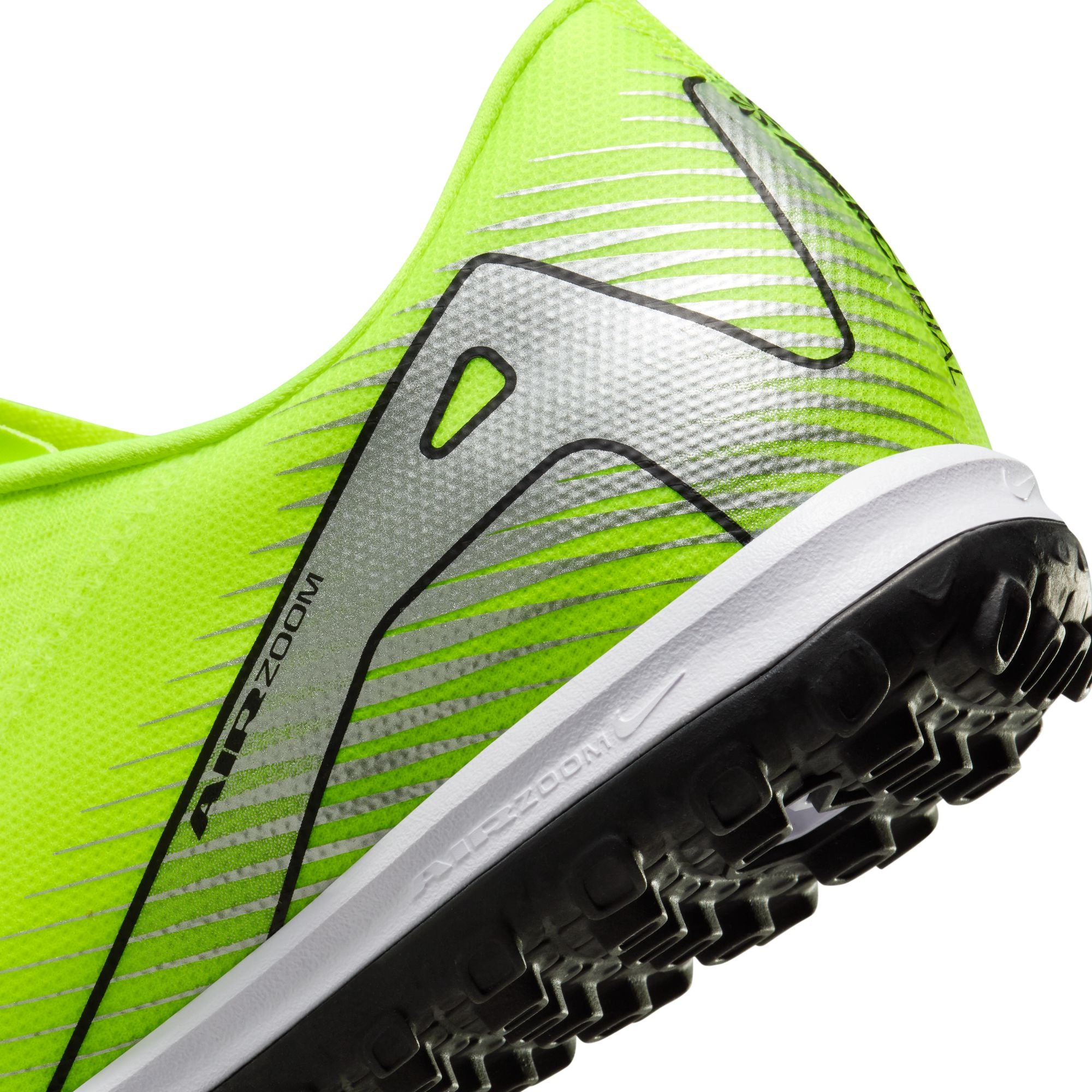 Nike Mercurial Vapor 16 Academy TF Turf Soccer Shoes for Men - Volt/Black - Lightweight Football Cleats for Artificial Grass - Perfect for Training & Matches