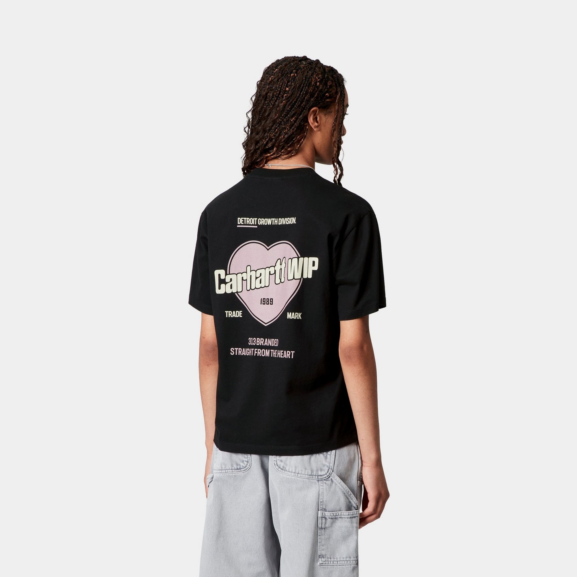 Women's Growth T-Shirt - Black | Comfortable & Stylish Casual Tee for Everyday Wear, Gym, and Outings
