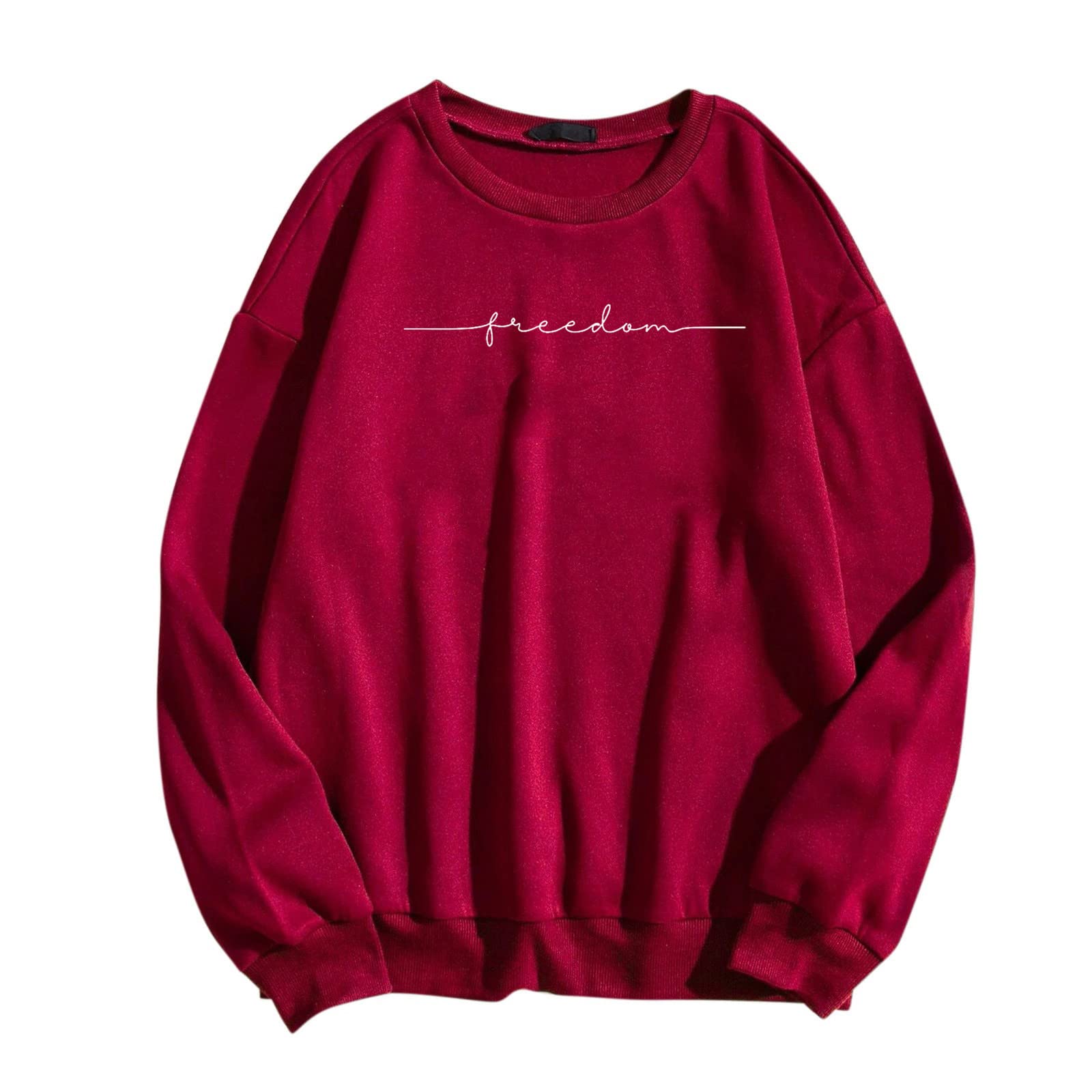 Stylish Women's Printed Hoodie - Long Sleeve Pullover Sweatshirt with Letter Design | Comfortable Casual Wear for Everyday Outfits, Work & Weekend Errands