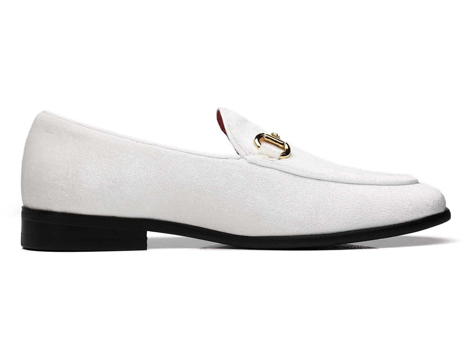 Men's Velvet Loafers - Comfortable Slip-On Dress Shoes for Wedding, Party, Prom & Homecoming - Elegant Formal & Casual Wear for Special Occasions