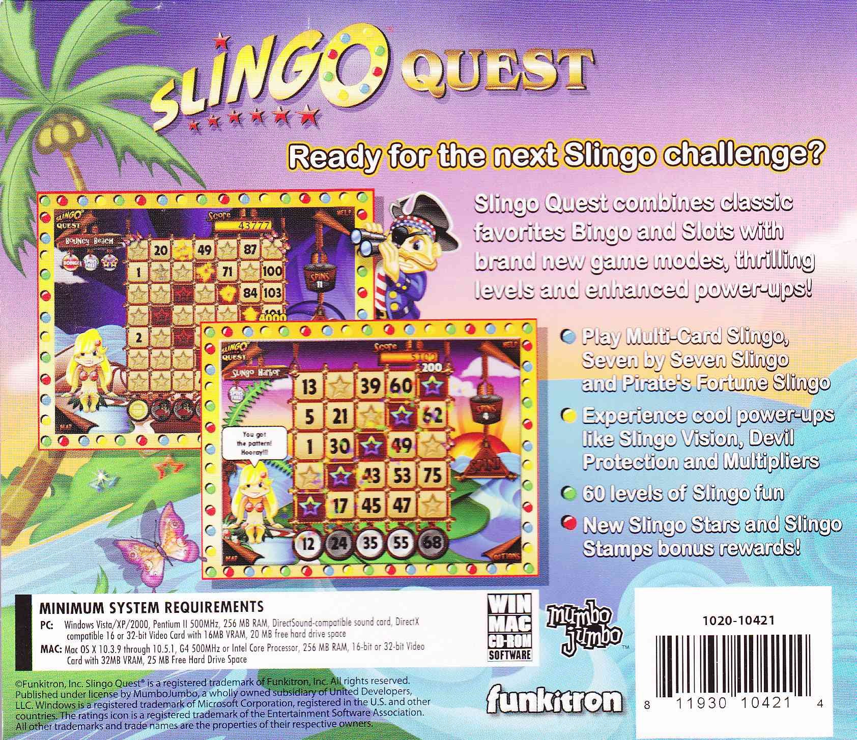 Slingo Quest - Fun PC Game for Puzzle & Bingo Lovers | Play at Home or Office for Relaxation & Entertainment