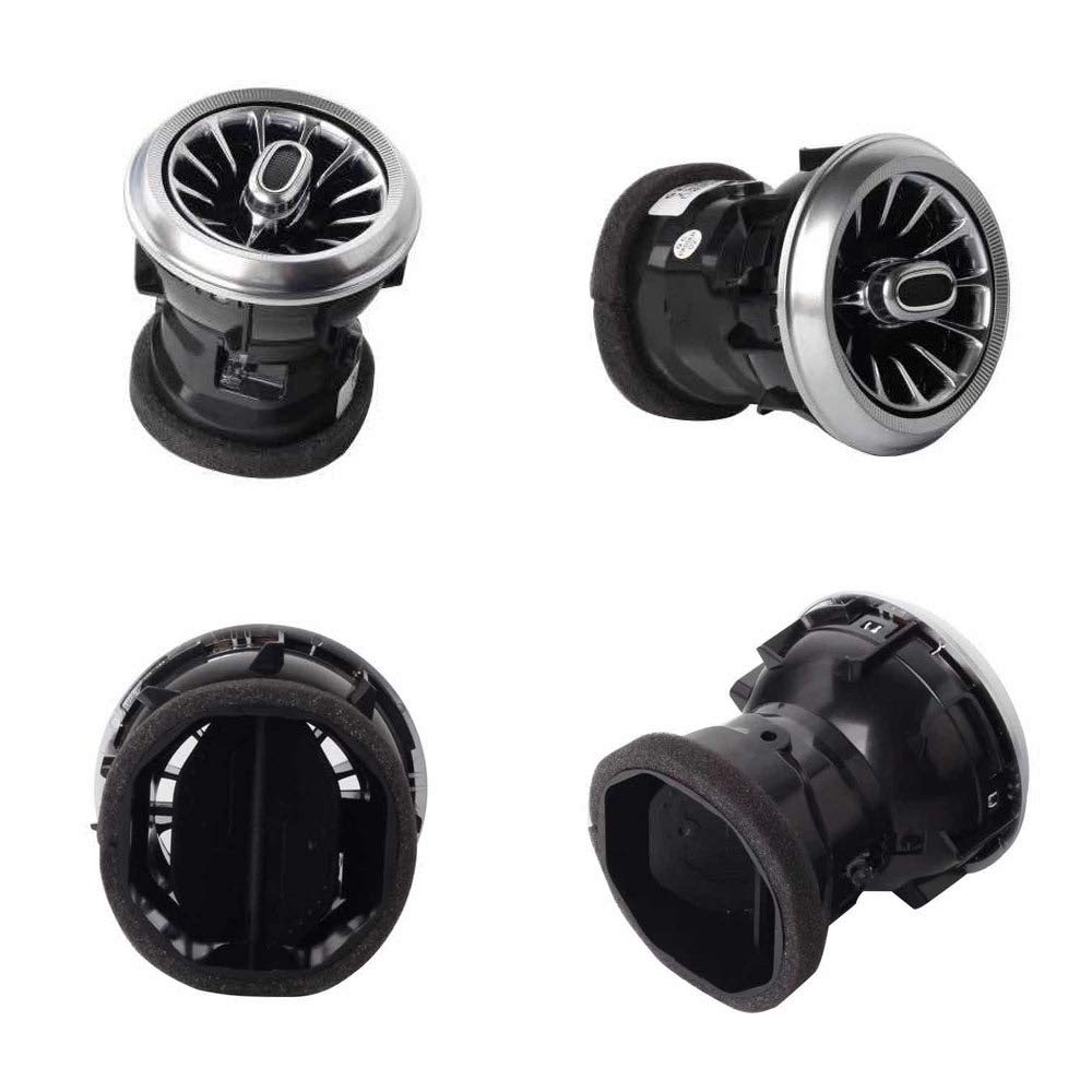 32-Color LED Air Vent Ambient Lights for 2011-2017 Jeep Wrangler JK/JKU - Customizable Atmosphere Lighting with Turbine Outlet Design - Perfect for Interior Styling & Night Driving (4-Piece Set)