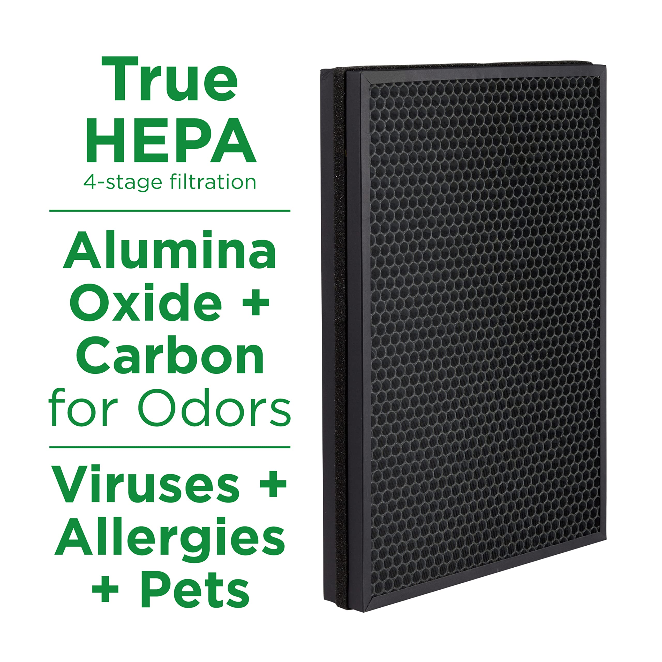 AprilAire RF09550V True HEPA Air Purifier Replacement Filter for AprilAire 9550 - Captures Viruses, Allergens, Bacteria, Pet Hair & Dander - Ozone Free - Perfect for Allergy Relief, Pet Owners & Healthy Home Air Purification