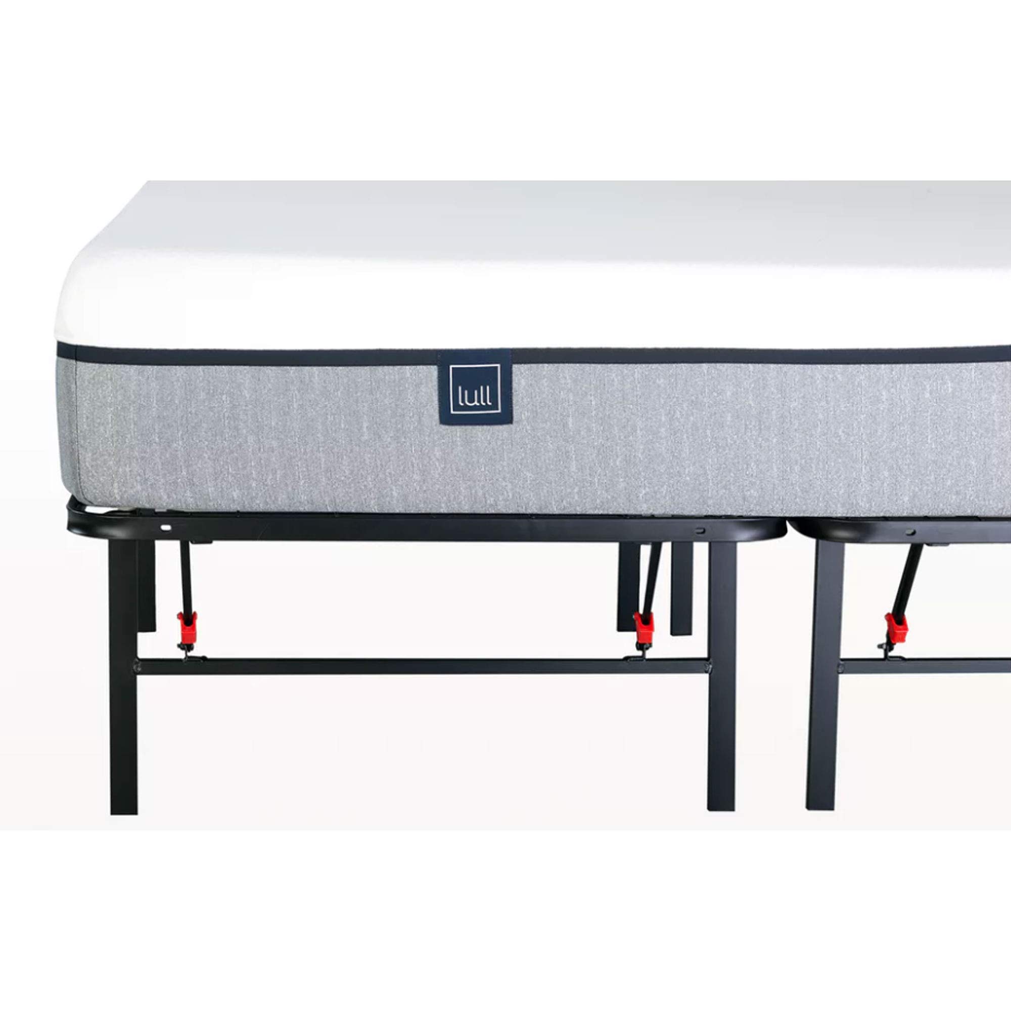 Lull - Full Size Metal Bed Frame | Easy Assembly, Quiet & Sturdy Support with Under-Bed Storage | Perfect for Small Spaces & Guest Rooms
