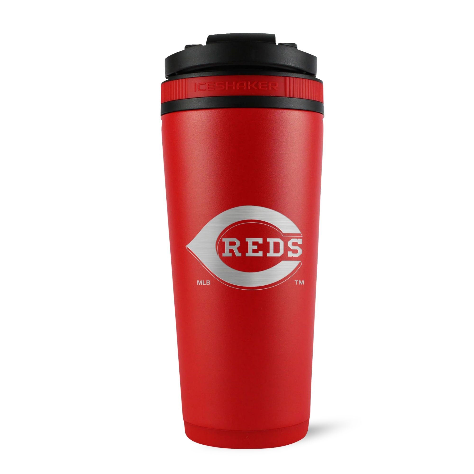 Official Cincinnati Reds 26oz Insulated Stainless Steel Water Bottle - Perfect for Baseball Games, Gym Workouts & Outdoor Activities