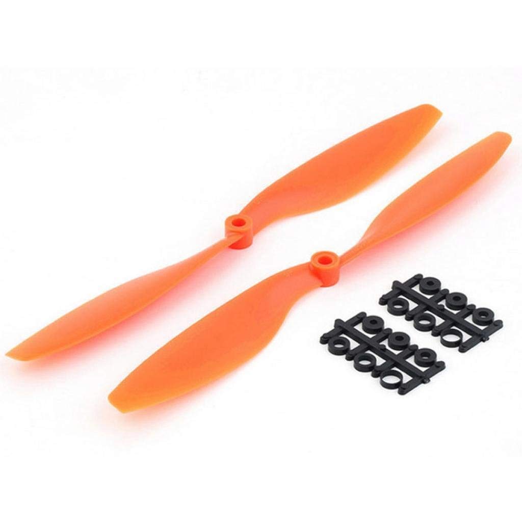 DJI F450 10x4.5 Orange Carbon Fiber CW/CCW Propellers (1 Pair) - High Performance Quadcopter Drone Parts for FPV Racing & Aerial Photography | Perfect for DIY Robotics Projects & STEM Education