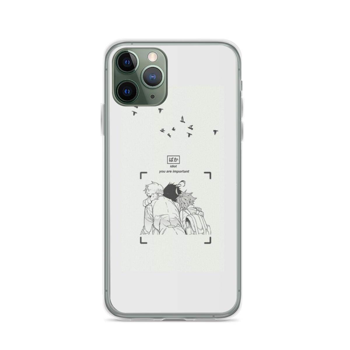 The Promised Neverland Anime Phone Case for iPhone 15/14/13/12/11/X/Xs/Xr/8/7/6/6s Plus Pro Max - Clear Protective Cover - Perfect for Fans, Daily Use & Gift Giving