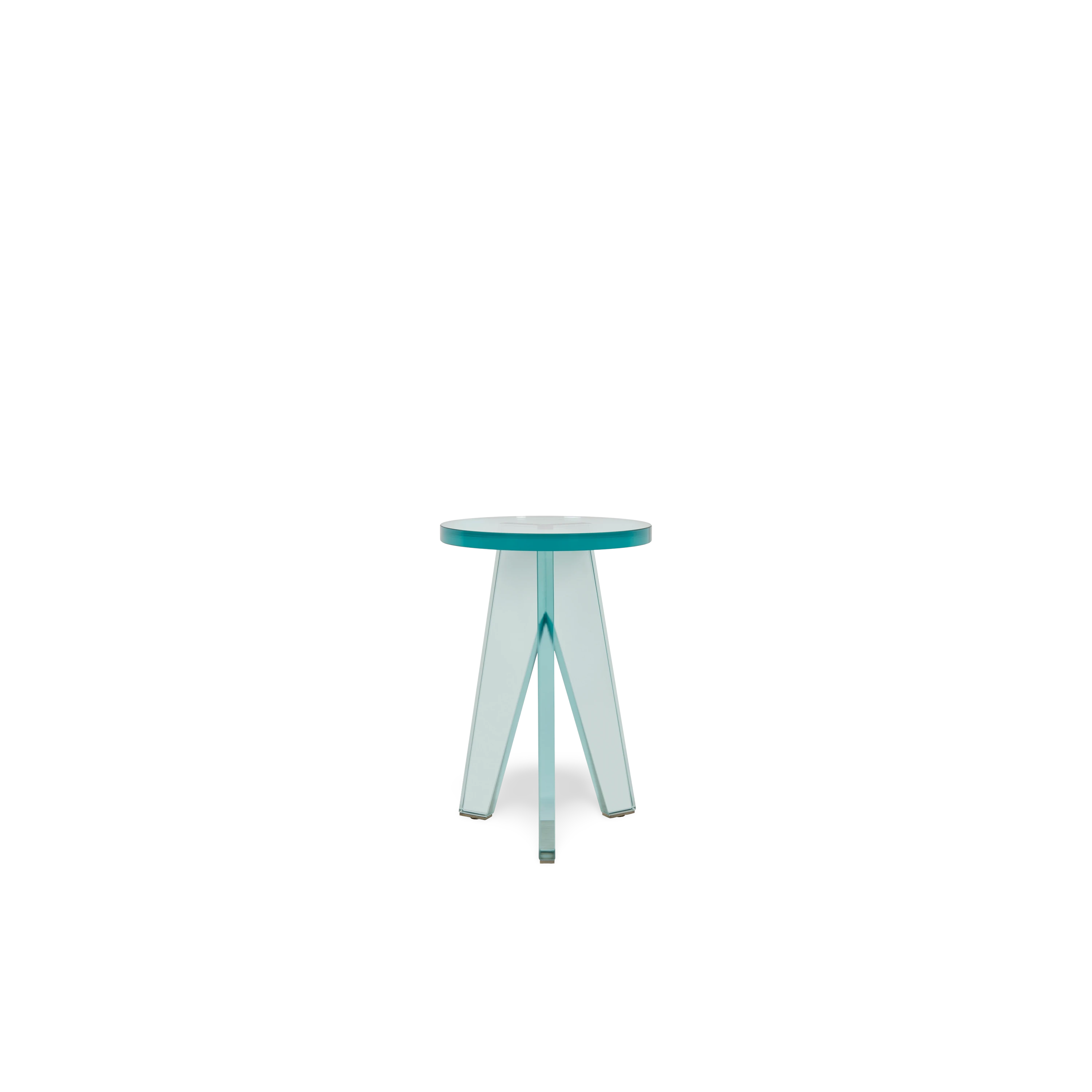 Crystal Round Stool - Modern Acrylic Transparent Stool for Home, Bar, or Office Decor - Perfect for Living Room, Bedroom, or Outdoor Seating