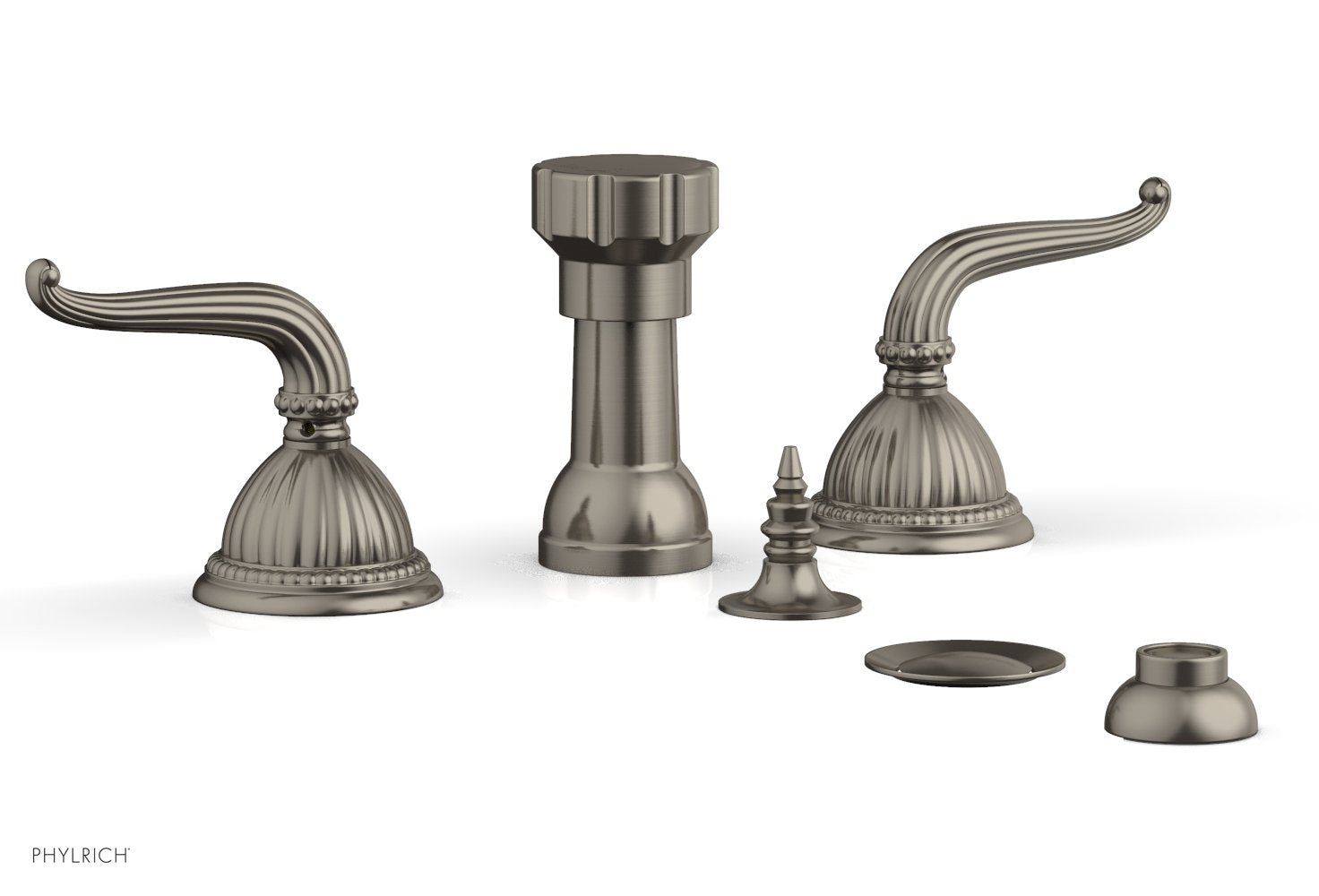 Premium Georgian & Barcelona Style 4-Hole Bidet Faucet Set K4141 - Modern Bathroom Upgrade for Hygiene & Comfort