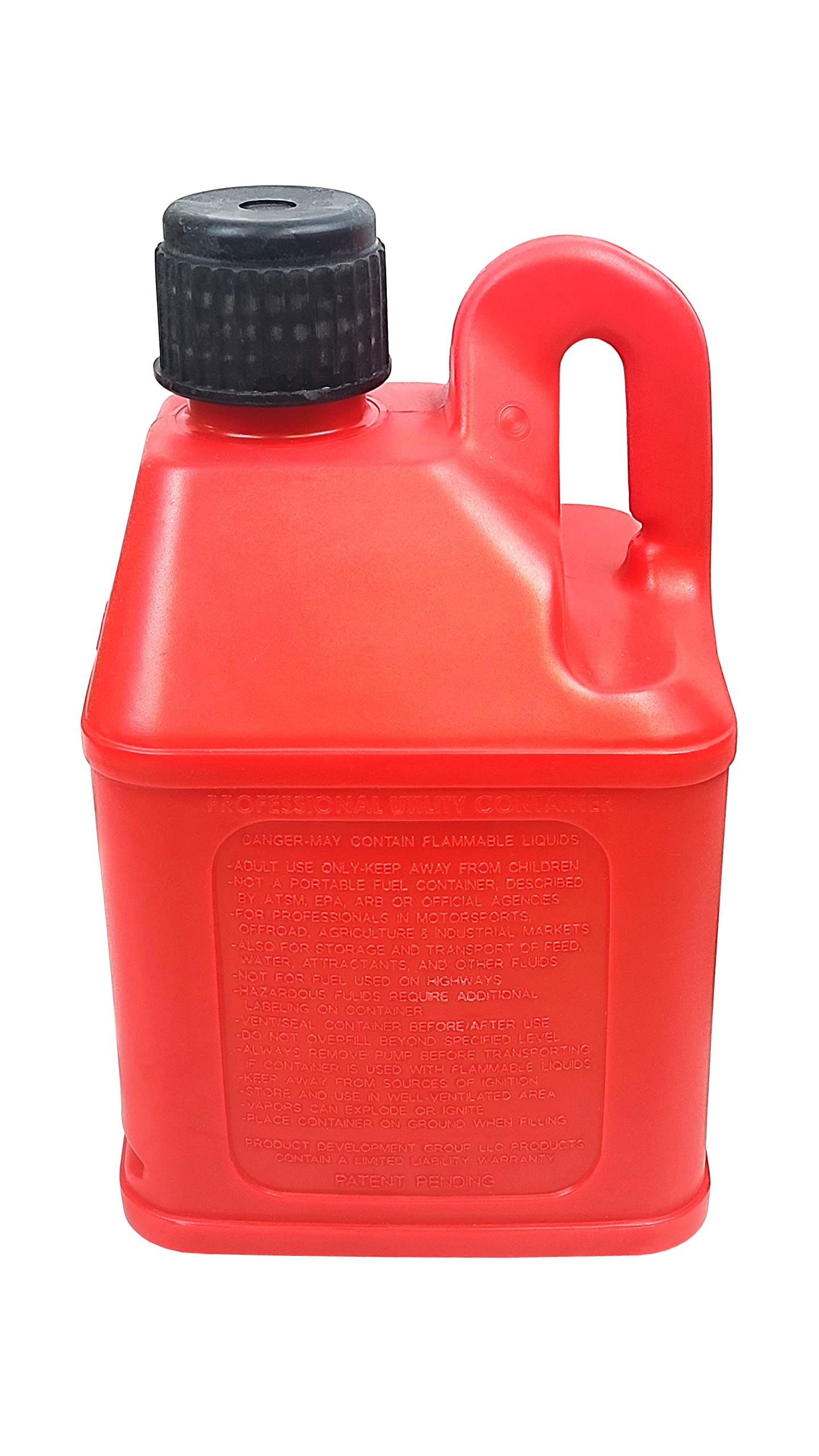 5 Gallon Professional Utility Container - Heavy Duty Water Storage, Gas Can, Oil Jug - Red (50101) - Ideal for Camping, Garage, Workshop & Emergency Preparedness