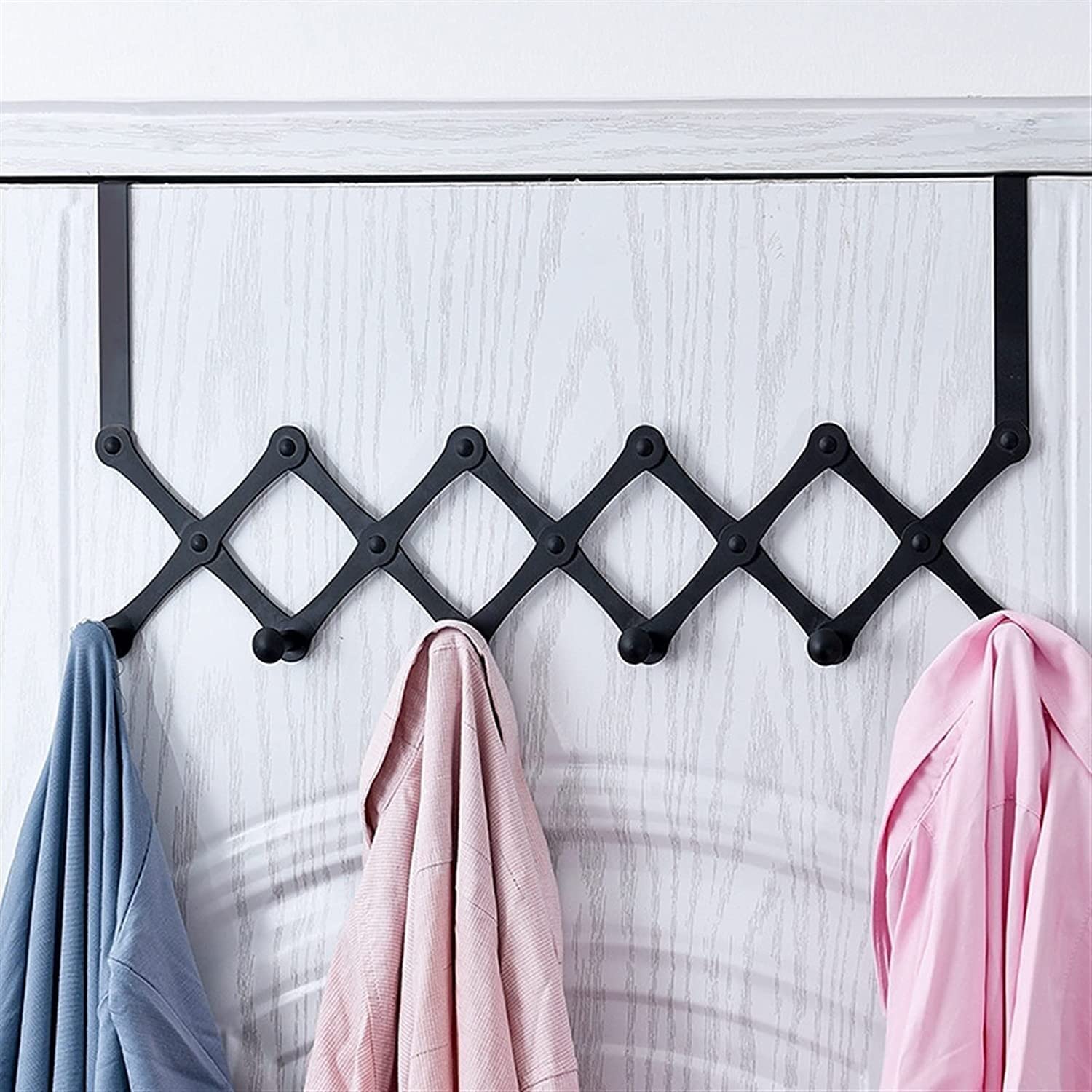 Foldable Stainless Steel Coat Hooks for Door - Space Saving Closet & Cabinet Hangers for Jackets, Hats, Bags & Kitchen Utensils | Perfect for Bedroom, Entryway & Bathroom Organization