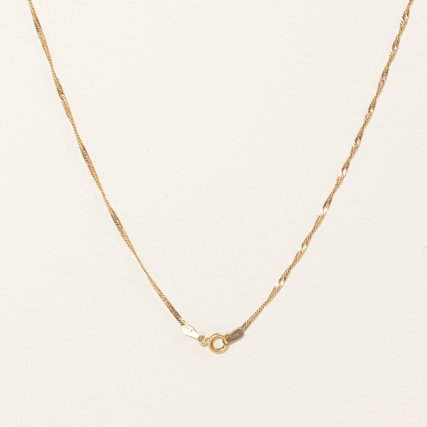 14K Yellow Gold Rope Chain Necklace - 18 Inch Solid Gold Rope Chain for Men & Women | Perfect for Layering, Gift Giving & Everyday Wear