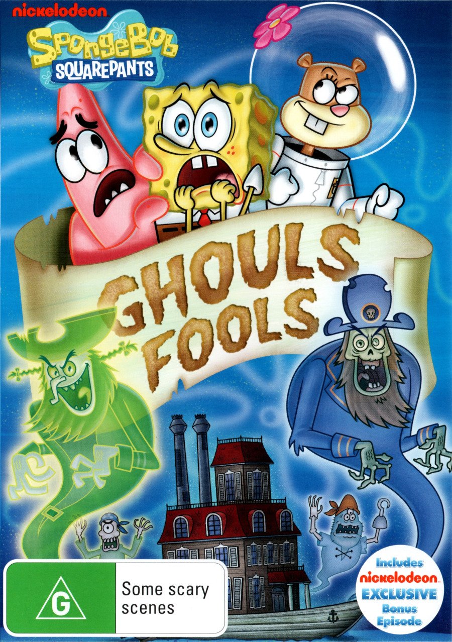 SpongeBob SquarePants Ghouls Fools DVD | PAL Region 4 Import from Australia | Halloween Cartoon Comedy for Kids | Perfect for Birthday Gifts and Family Movie Nights