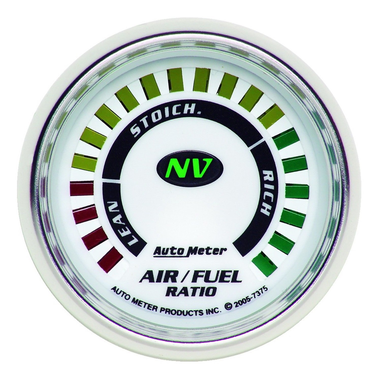 Auto Meter 7375 NV Digital Air/Fuel Pressure Gauge - Accurate Monitoring for Performance Vehicles & Racing Applications