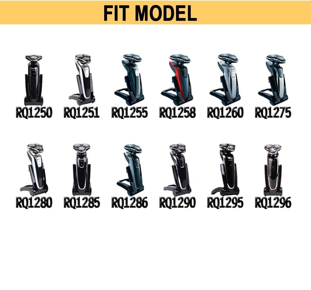 Upgraded Shaver Head Replacement for Braun RQ12, Sensotouch 3D 1250X 1280X 1290X RQ1260 - Precision Trimming for Smooth Shaving at Home or Travel