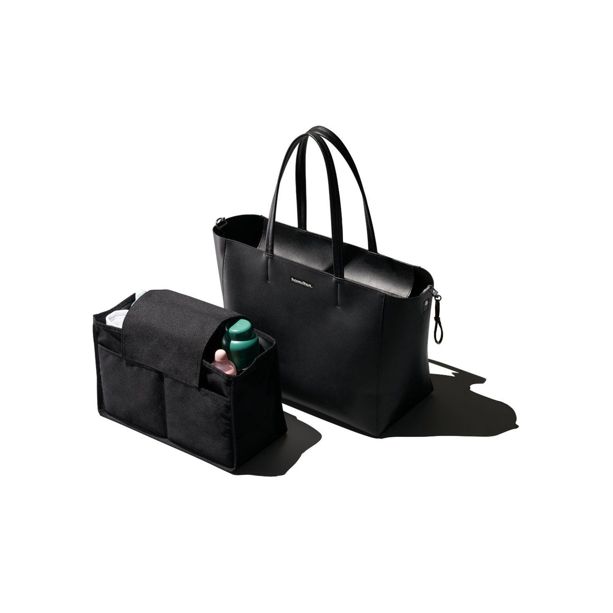Hamilton Premium Diaper Bag - Large Waterproof Baby Bag with Insulated Bottle Pockets & Changing Pad - Perfect for Travel, Daycare & On-the-Go Parents