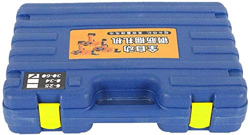 Automatic Rebar Tying Machine 8mm-34mm - Cordless Steel Bar Tying Tool with 2 Lithium-Ion Batteries (Orange) - Perfect for Construction, Concrete Work & DIY Projects