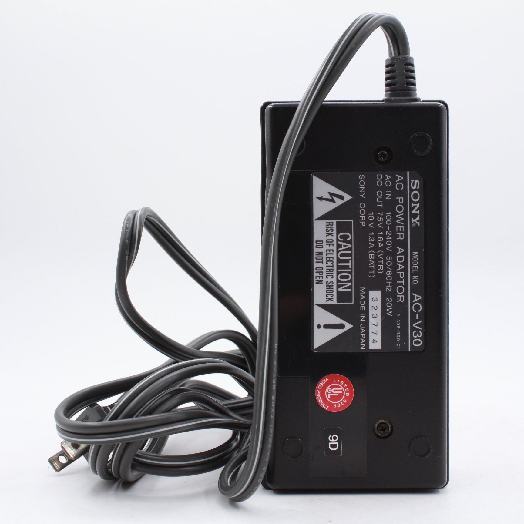Original Sony AC V30 AC Power Battery Pack Adapter OEM Replacement - Compatible with Sony Cameras & Camcorders - Perfect for Travel, Vlogging & Professional Photography