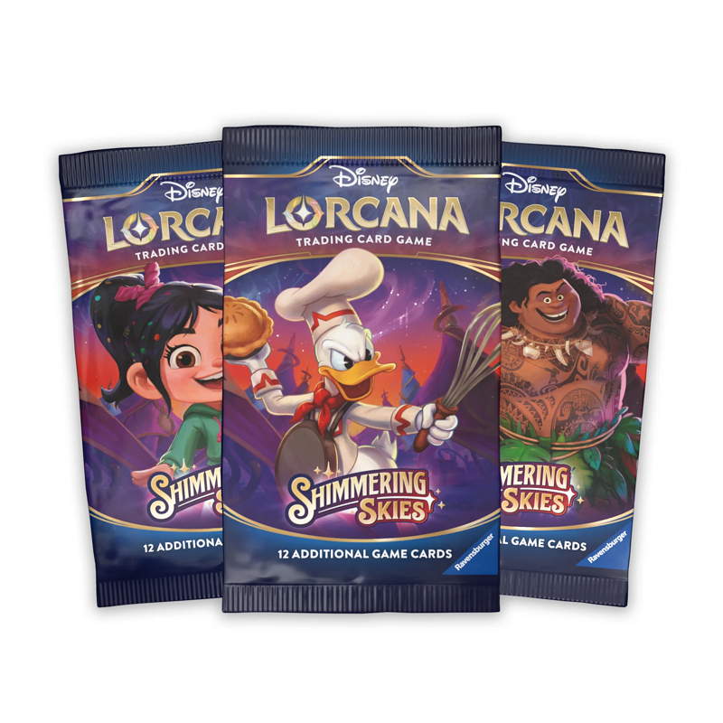Disney Lorcana TCG: Shimmering Skies Booster Pack - 1 Random Trading Card Game Pack for Collectors & Players | Perfect for Game Nights, Tournaments & Gift Giving