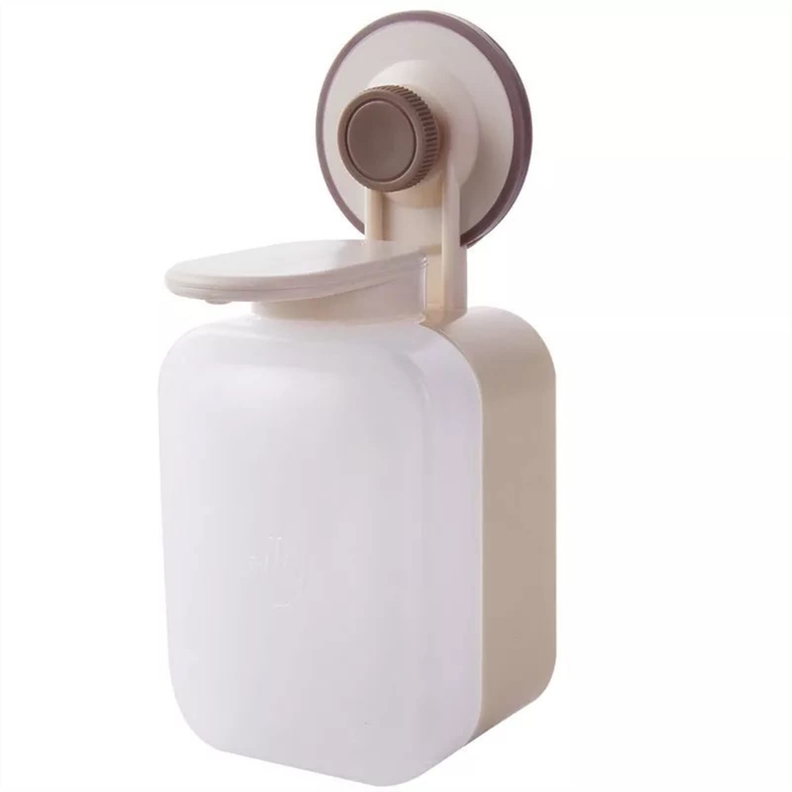 TOMYEUS Automatic Soap Dispenser - Hands-Free Wall Mounted Liquid Soap Dispenser for Bathroom & Kitchen, No-Spill Suction Cup Design, Plastic Pump Bottle for Sink - Perfect for Home, Office, and Public Restrooms