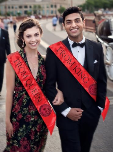 Olive Tiara/Red Crown/Red Sashes and Buttons