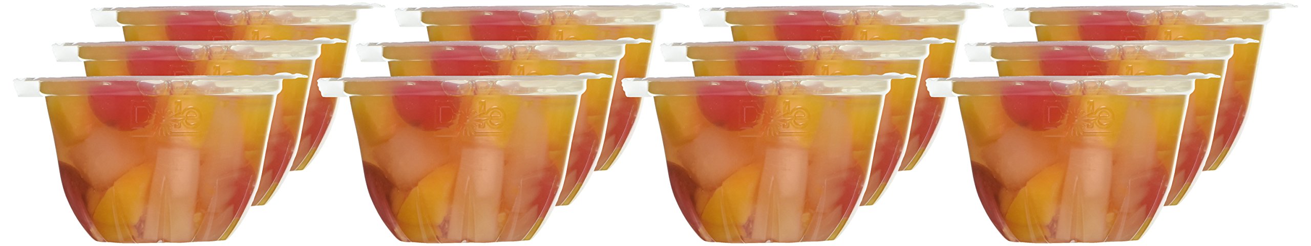 Dole Fruit Bowls Cherry Mixed Fruit in 100% Juice - 4oz Cups (Pack of 12) | Gluten Free, Dairy Free Healthy Snacks for Kids & Adults | Perfect for School Lunches, Office Snacks & On-the-Go Nutrition