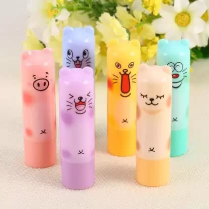 COLOUR Lip Balm Set - Super Mix Fruity Flavors for Moisturizing & Nourishing Dry Lips | Perfect for Daily Use, Travel, and Gift Giving