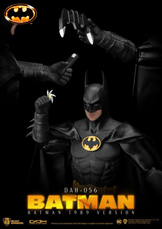 Beast Kingdom Dynamic 8ction Heroes 1/9 Scale DC Comics Batman 1989 Collectible Figure DAH-056 - Perfect for Display, DC Fans & Action Figure Collectors
