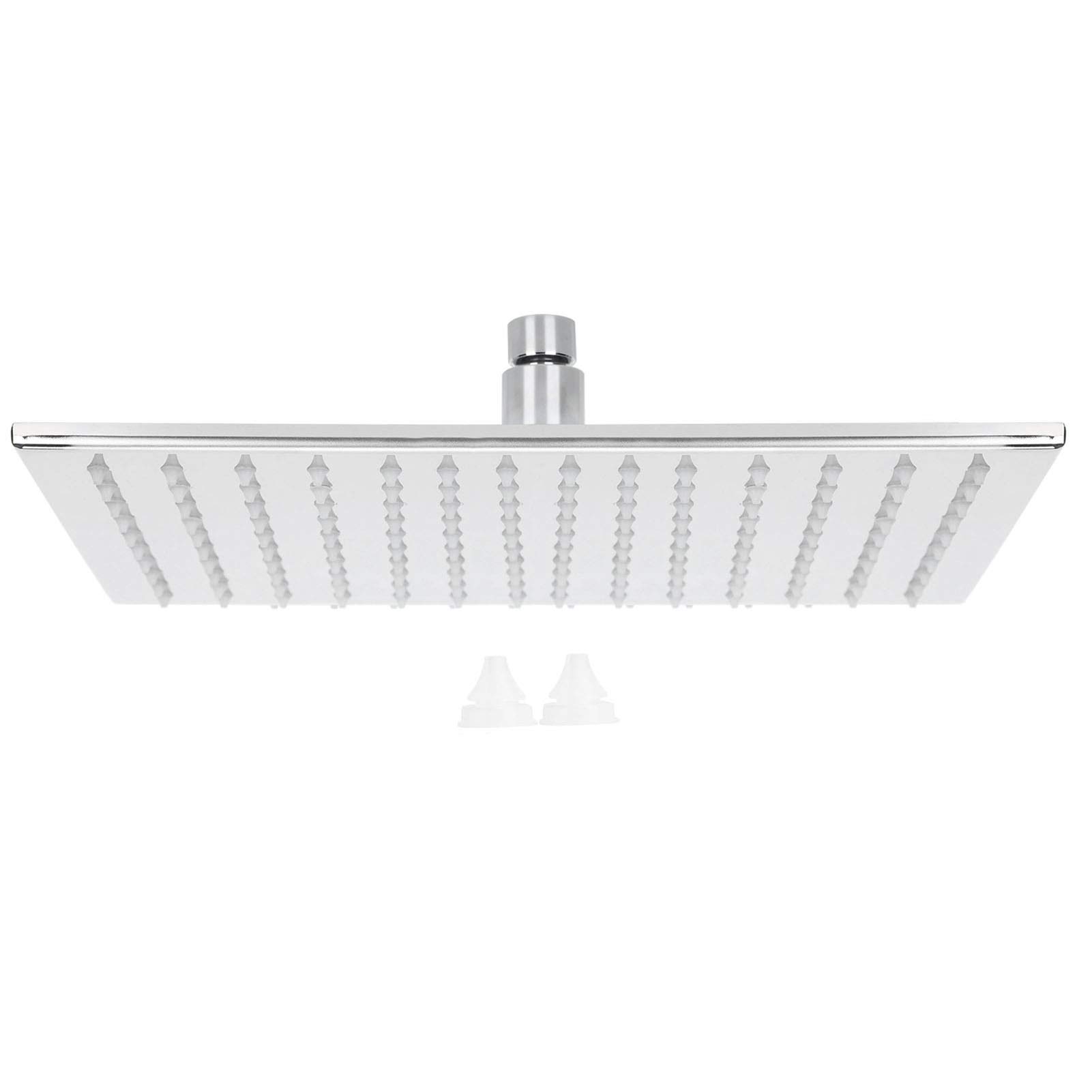 BrysonKally G1/2 Stainless Steel LED Hydroelectric Shower Head - High Pressure Water Saving Bathroom Shower Nozzle for Relaxing Spa Experience at Home