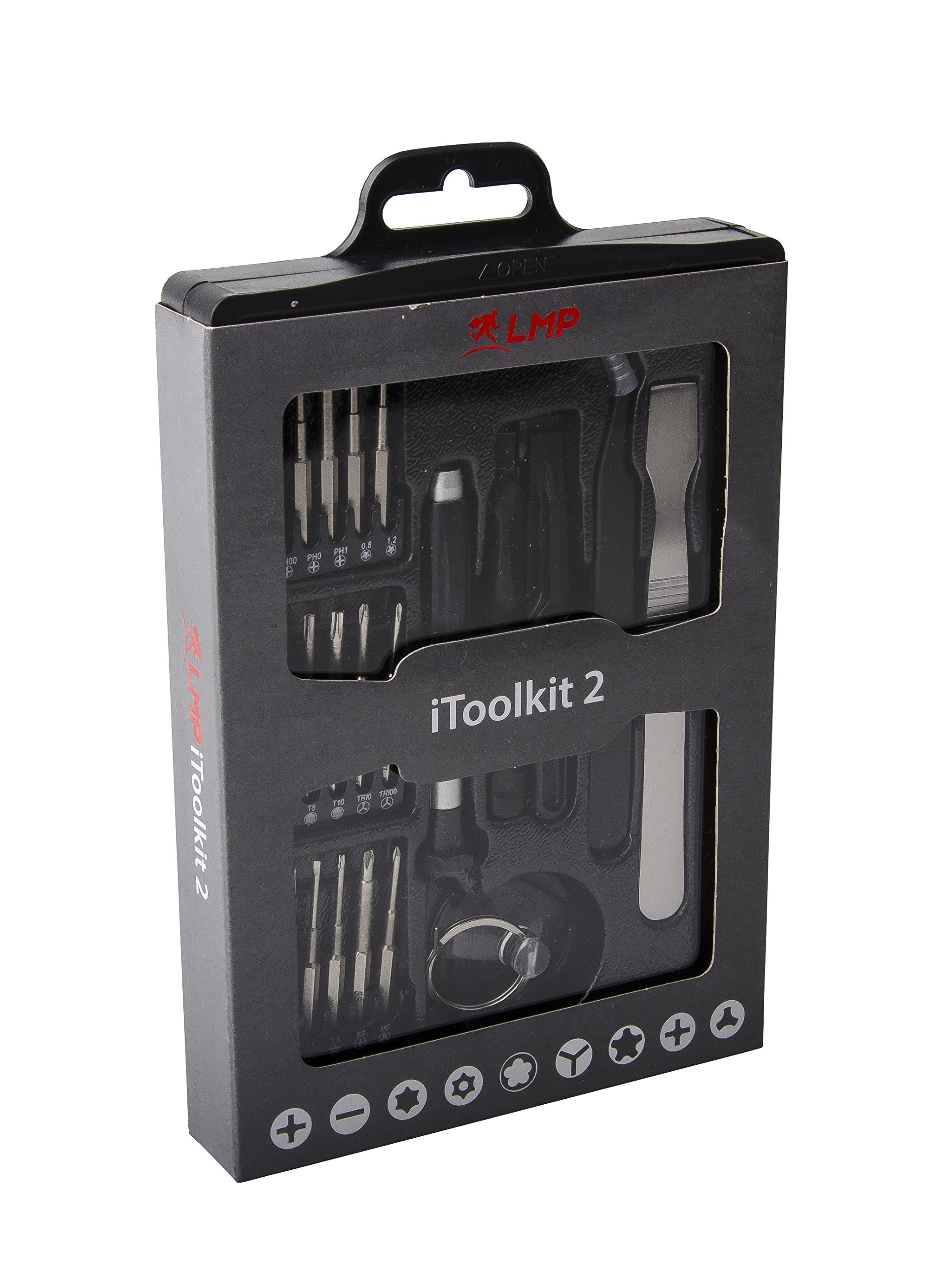 Professional LMP Apple iToolkit 2 Repair Kit - Compatible with MacBook, MacBook Pro, Mac Pro, Mac Mini, iPod, iPhone & iPad - Perfect for DIY Repairs, Screen Replacement & Device Maintenance at Home or Office
