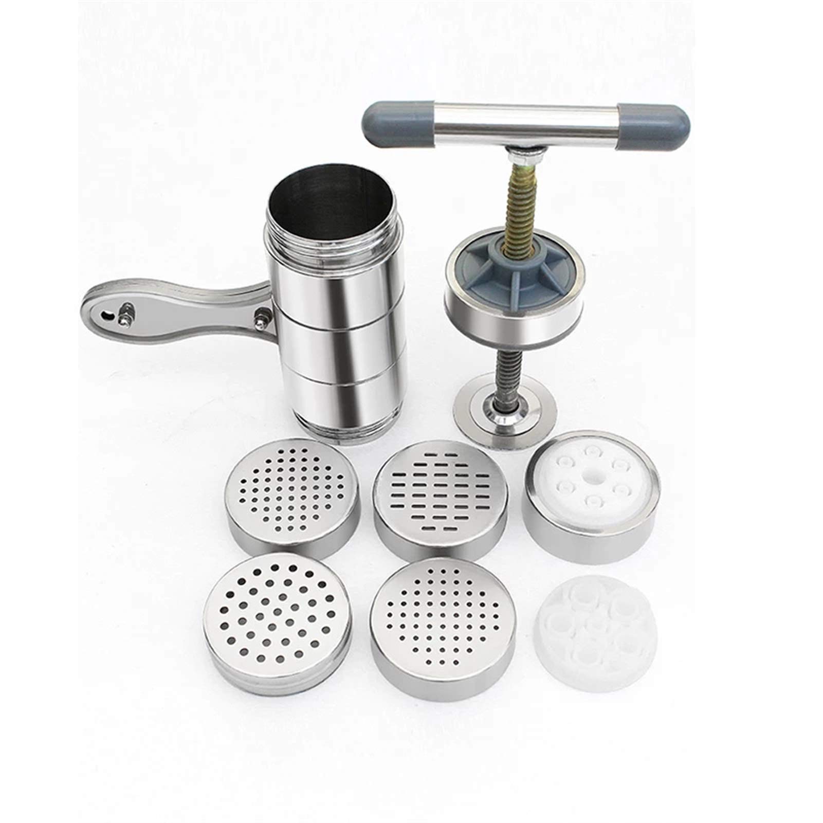 Premium Stainless Steel Manual Pasta Maker Machine - Hand Crank Noodle Press for Homemade Spaghetti, Ramen & Pasta | Durable Kitchen Tool for Italian Cooking & Asian Noodle Making