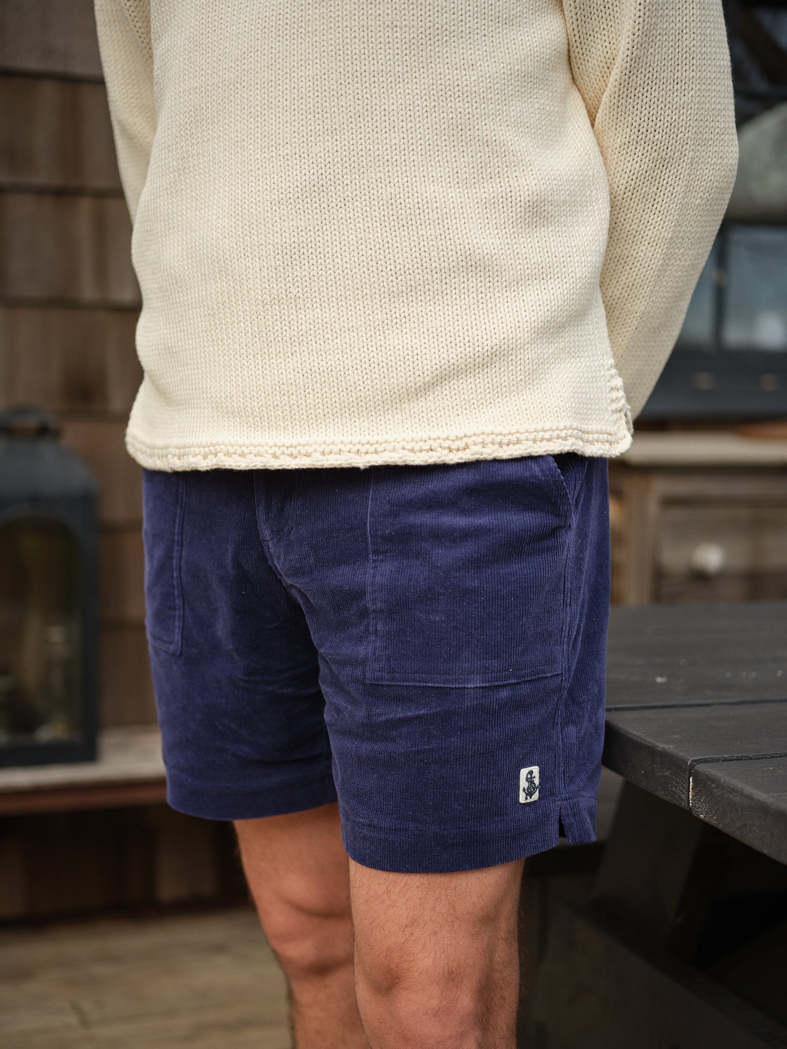 Ventura Shorts in Navy Corduroy - Comfortable Men's Casual Shorts for Summer, Outdoor Activities & Travel