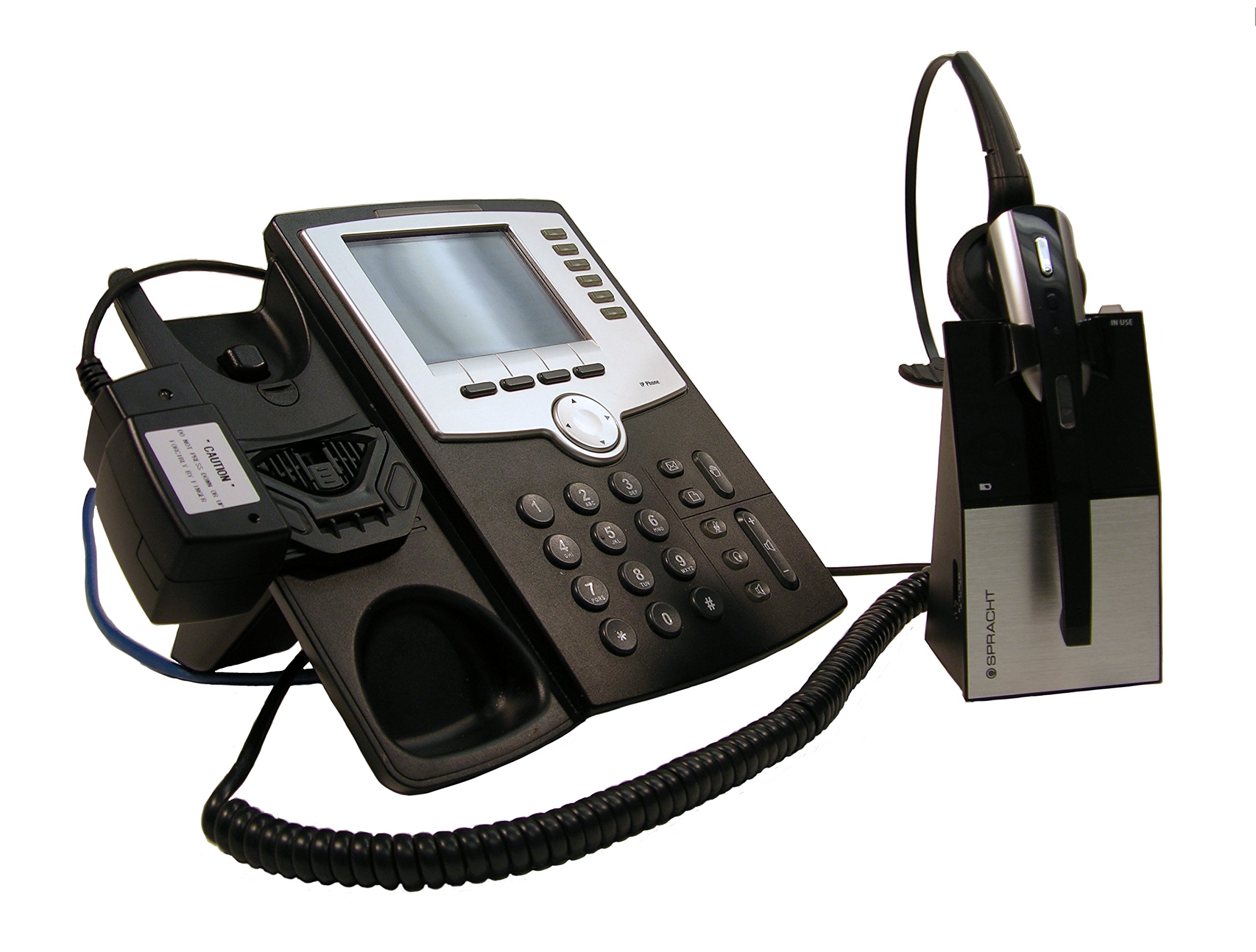 Spracht 800807330146 Remote Handset Lifter - Compatible with Spracht Zum DECT 6.0 Wireless Headset & Standard Telephones (Black) | Perfect for Office, Call Center & Home Phone Use