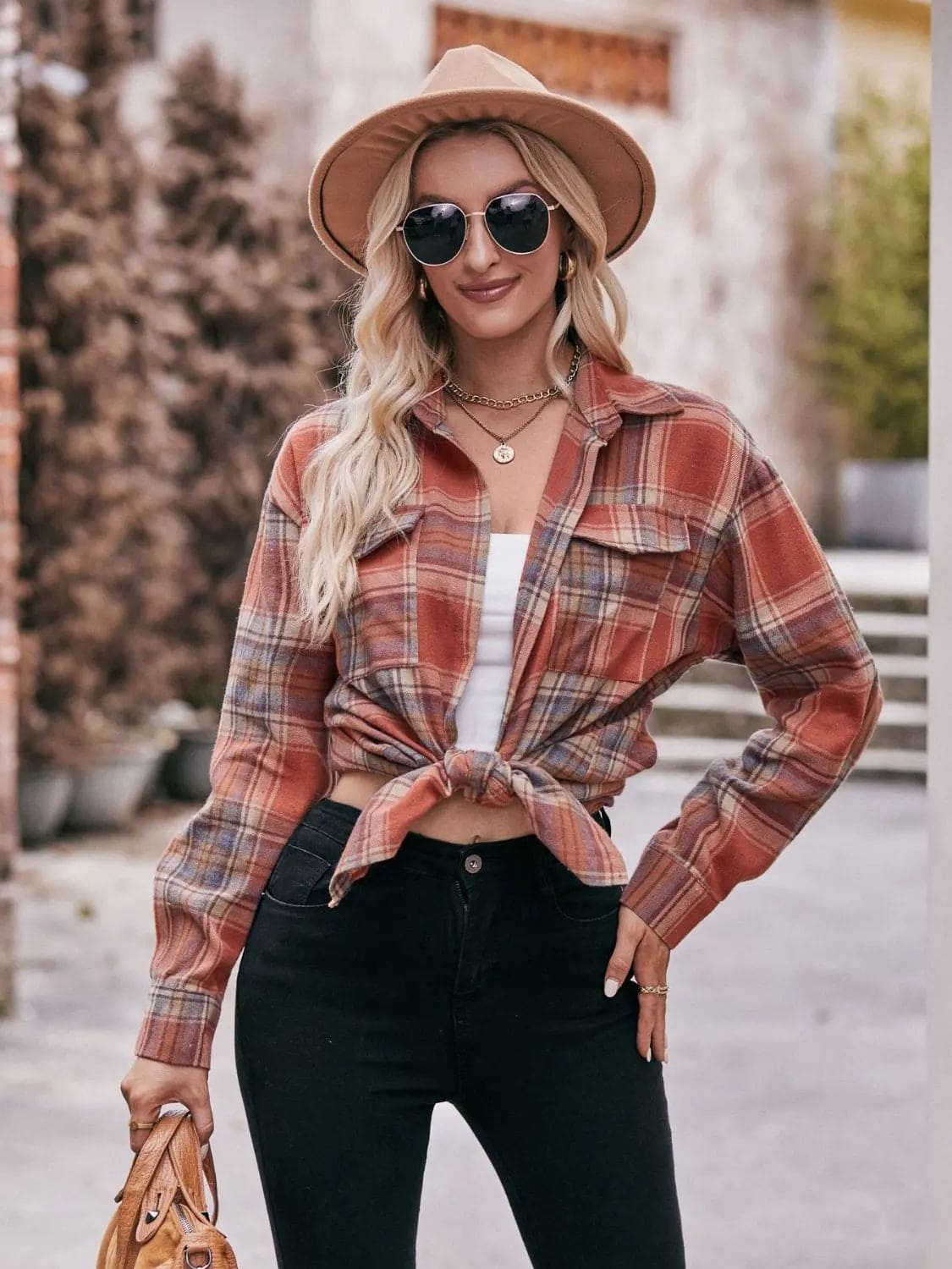 Stylish Plaid Dropped Shoulder Longline Shirt for Men & Women | Casual Oversized Flannel Shirt | Perfect for Fall Layering, Streetwear Outfits and Cozy Loungewear
