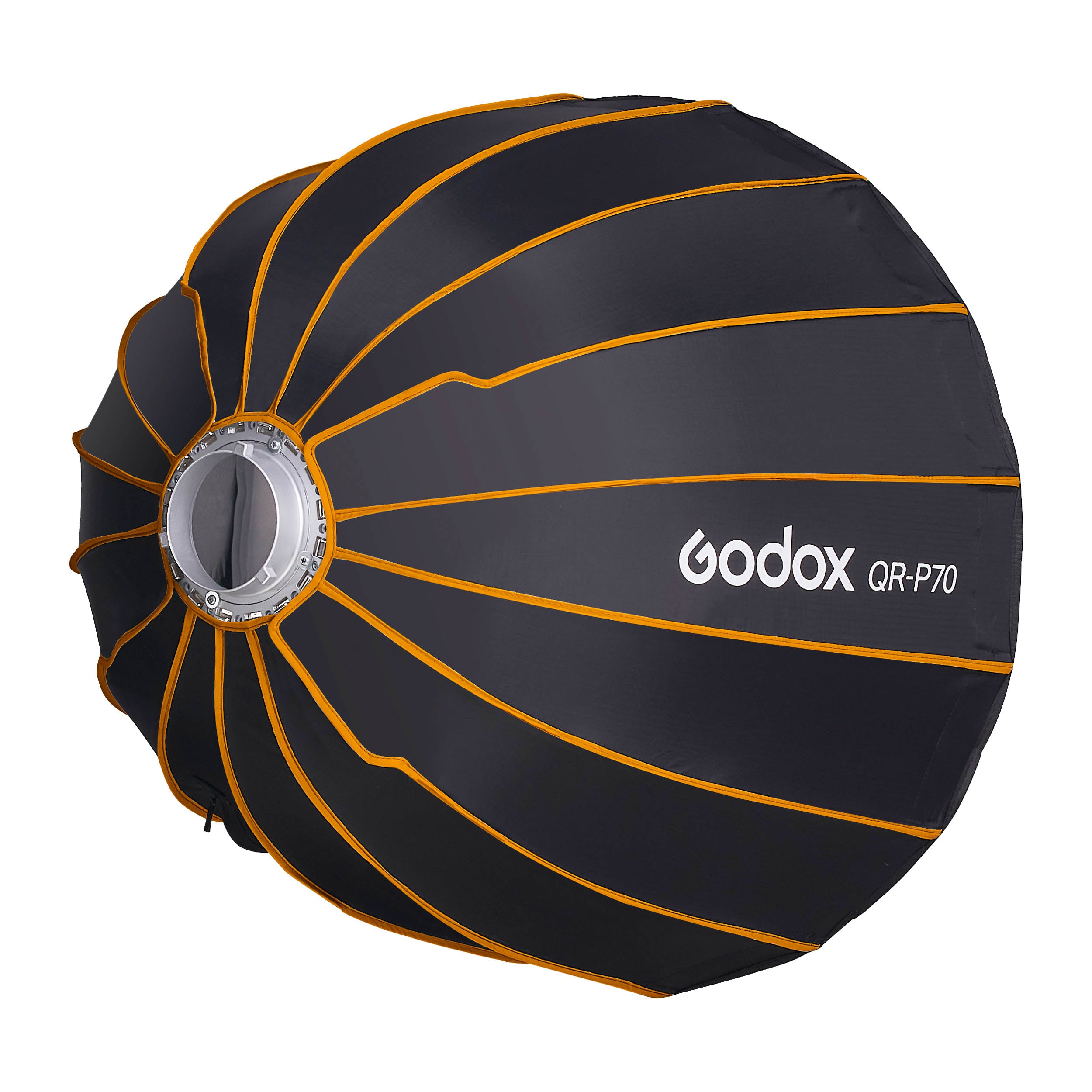 QR P70 Quick Release Deep Parabolic Softbox with Honeycomb Grid for Bowens S Mount - Professional Photography Lighting for Studio Portraits & Product Shoots