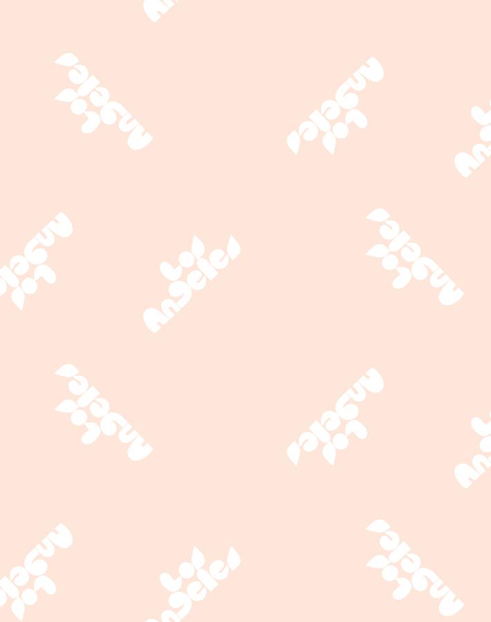 Clare V. Blush Wallpaper - Premium Peel & Stick Removable Wallpaper for Home Decor, Bedroom, Living Room, Office | Los Angeles Inspired Design