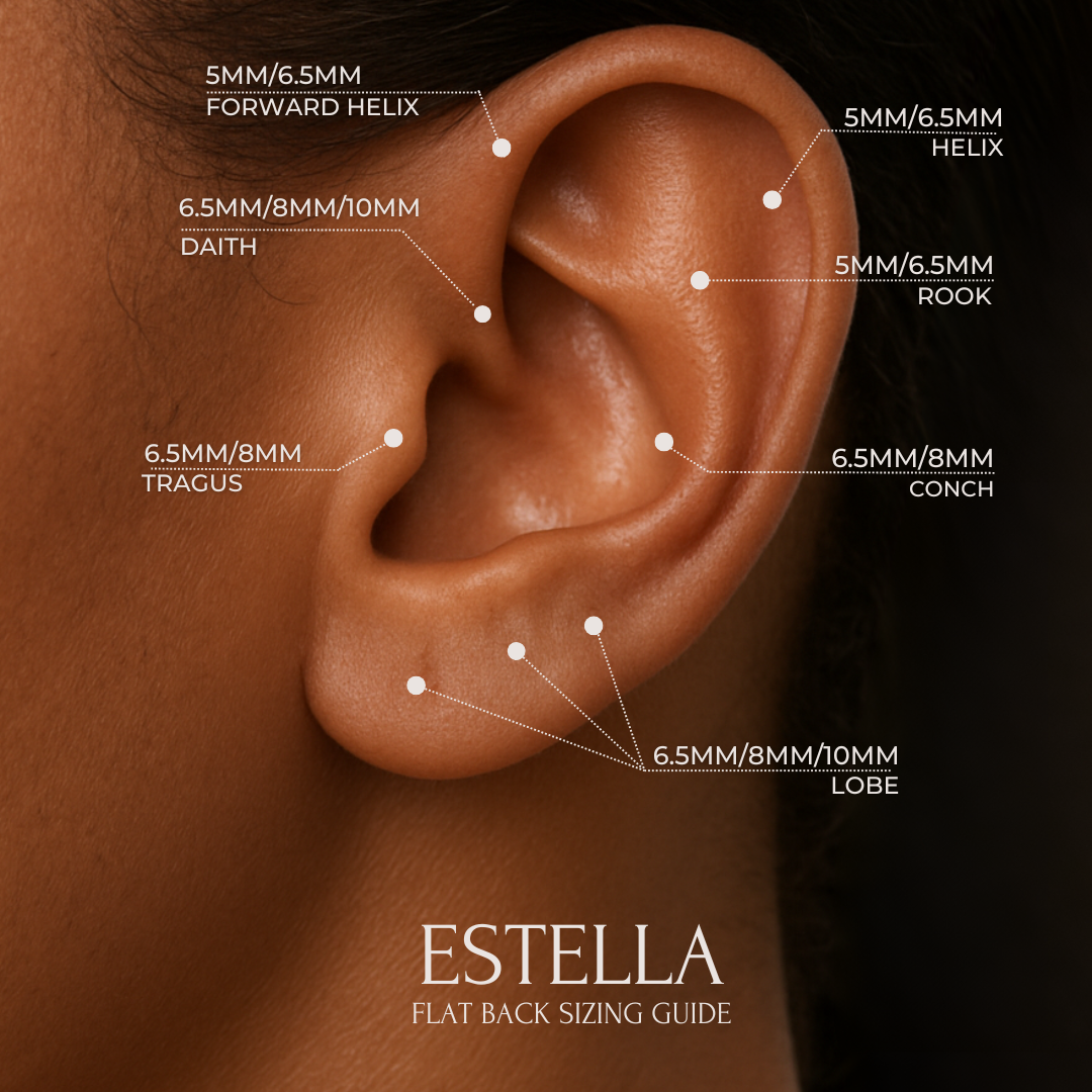 Minimalist Bee Flat Back Stud Earrings in Solid 14k Rose Gold - Perfect for Everyday Wear, Gifts & Special Occasions