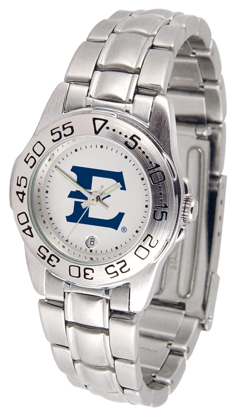 East Tennessee State Buccaneers Ladies' Sports Watch with Stainless Steel Band - Perfect for Game Day, School Spirit & Everyday Wear