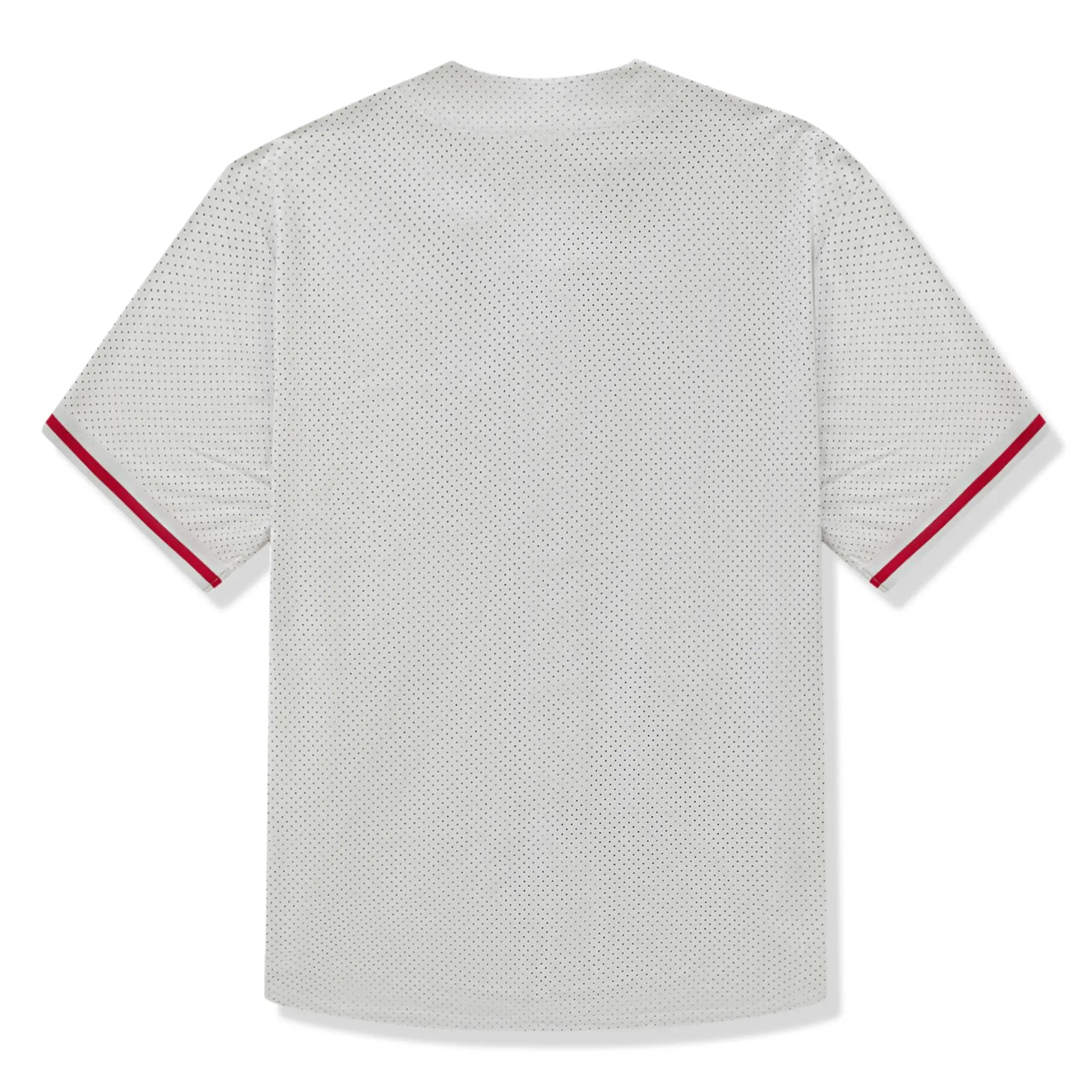 Supreme Ultrasuede Mesh Baseball Jersey - Grey, Stylish & Comfortable for Casual Wear, Sports & Street Fashion