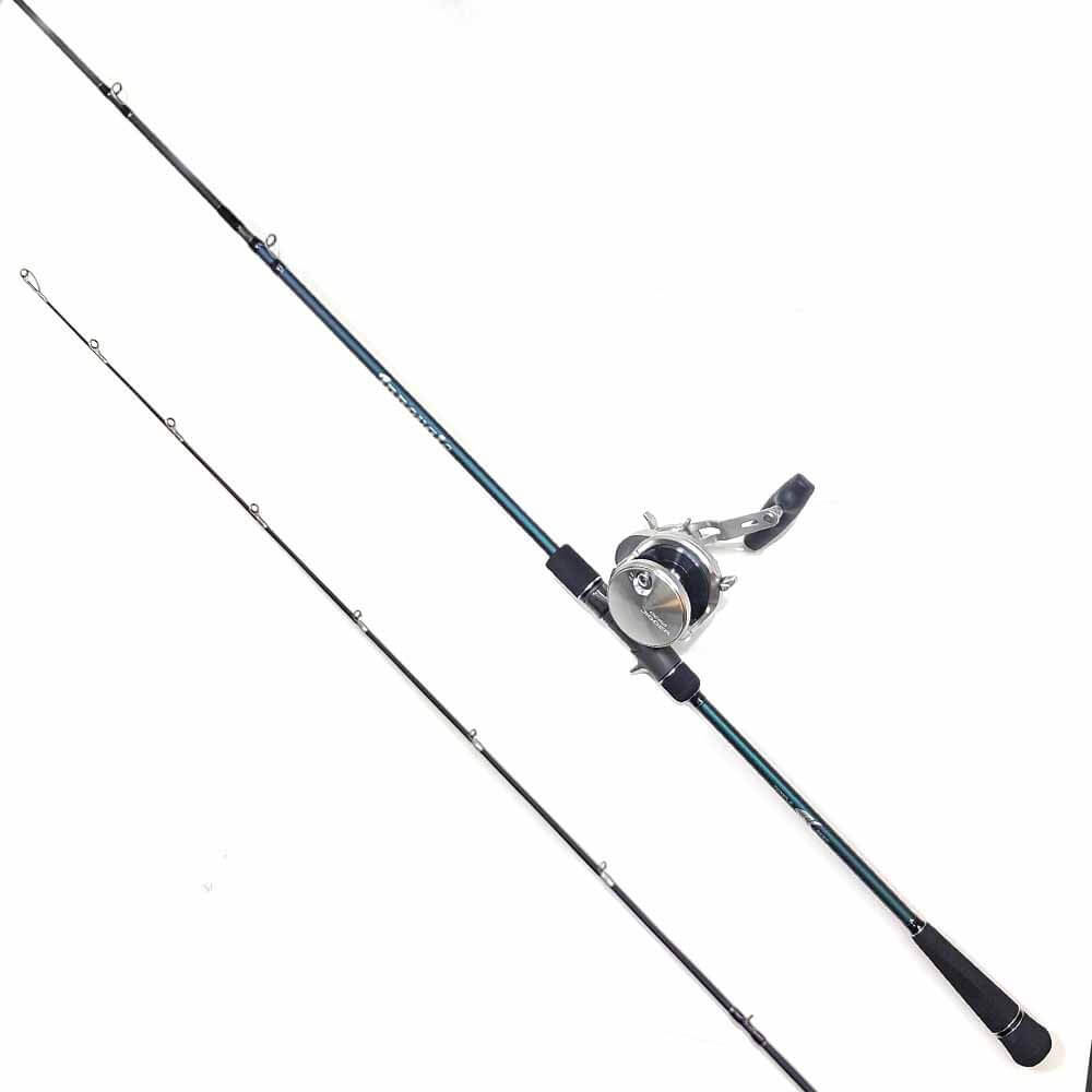 Shimano Ocea Jigger 4000HG Fishing Reel & Temple Reef Innovate Fishing Rod Combo - Saltwater Offshore Jigging & Deep Sea Fishing Gear for Anglers