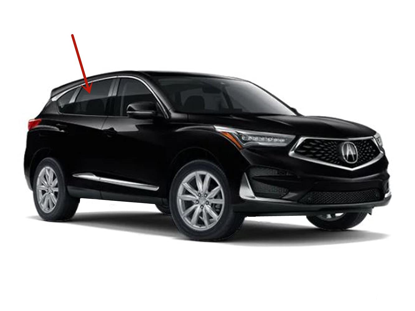2019-2024 Acura RDX Passenger Side Rear Door Privacy Window Glass Replacement | OEM Fit & Tinted Protection | Perfect for Enhanced Privacy & UV Protection in SUVs