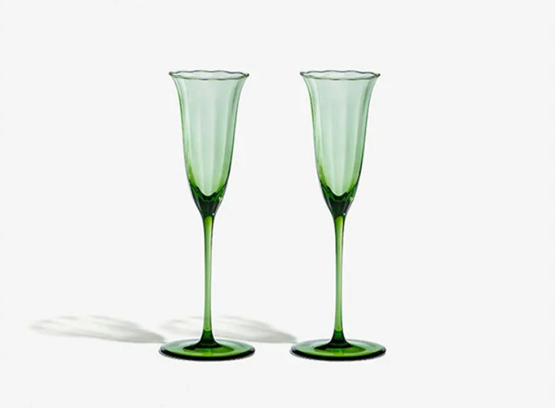 Premium Olive Grove Wine Glass Set - Elegant Stemware for Red, White & Sparkling Wine - Perfect for Dinner Parties, Weddings & Home Entertaining